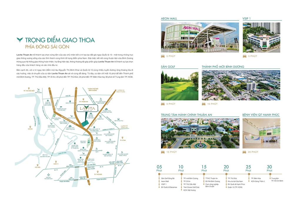 Vị trí dự án Lavita Thuận An